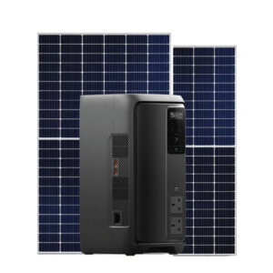 eco flow delta 3 1000 air solar generator with 500w panel