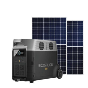 eco flow delta 3 1000 air solar generator with 500w panel