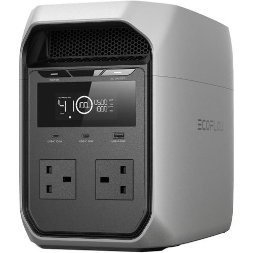 ecoflow delta 3 classic power station – 1024wh, 1800w